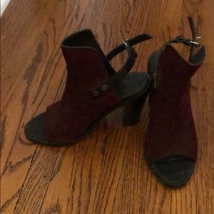 Rag and Bone open toe booties